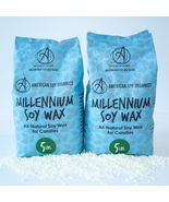 Millennium Wax 10 lb Bag of Natural Soy Wax for Candle Making - $71.77 CAD