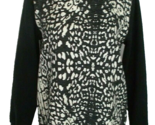 Sweatshirt Top Animal Print Long Sleeve STYESTALKER Women Sz LG - £11.90 GBP