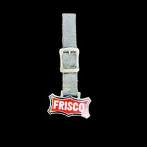 Vintage Black And Red Enamel Frisco Train Logo Watch FOB - $14.85