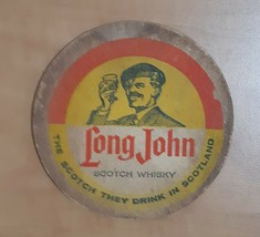 Vintage Long John Scotch Whisky Scotland Beer Coaster Beer Mat - £1.24 GBP