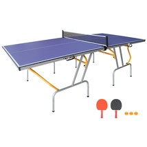 Foldable Ping Pong Table Set: 8ft Indoor Game - £165.10 GBP