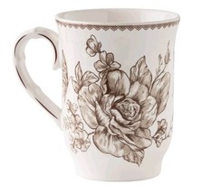 Four (4) Pioneer Woman ~ AGATHA BROWN ~ Stoneware Mugs ~ 3.25&quot; x 4.5&quot; - $60.00