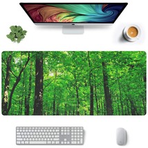 Rain Forest Green Tree Rectangle Mousepad (35&quot;x16&quot;) - $27.00