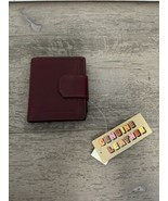 NOS NWT VTG Ralfeaux Leather Women&#39;s Wallet Oxblood/Brownish/Red Snap Cl... - $15.00