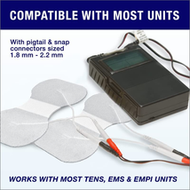 5 Pack Tens Unit Electrode Pads Replacement Large Size 4&quot;x6&quot; Self-Adhesive Patch - £16.63 GBP+