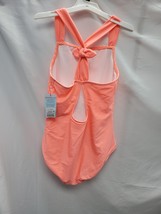 Girls' Size Large Plus (10/12) Orange Polka Dot One Piece Swimsuit - Cat & Jack image 3