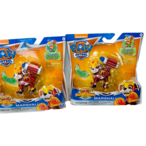 2 Paw Patrol Mighty Pups Super Paws Marshall Action Figure Flying NEW - £7.95 GBP