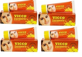 Vicco Turmeric Skin Cream with Sandalwood Oil 4 pack (4 X 70g) - £41.55 GBP