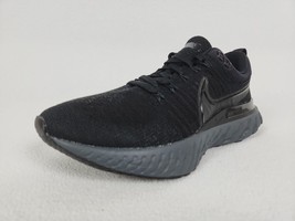 Nike React Infinity Run Flyknit 2 Shoes U.S. Size 10 Men&#39;s Black CT2357-003 - £52.11 GBP
