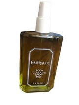 Vintage Coty Emeraude Large 7.9 oz Body Cologne Spray Mist Original Scen... - $143.55