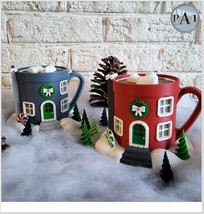 The Hot Chocolate Mug Fairy House Magical Mini Unassembled Unpainted Kit - £25.85 GBP