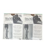 Vtg Round The Clock Girdle at the Top Pantyhose Style 135 Sz A Bare Beig... - $34.64