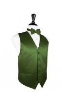 Luxury Satin Solid Tuxedo Vest &amp; Bowtie - £118.27 GBP