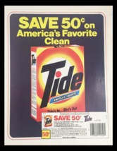 1984 Tide America&#39;s Favorite Laundry Detergent Circular Coupon Advertise... - $18.95