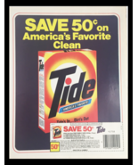 1984 Tide America&#39;s Favorite Laundry Detergent Circular Coupon Advertise... - £14.90 GBP