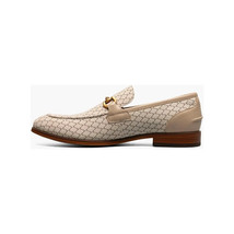 Stacy Adams Brinkley Moc Toe Bit Slip-On Dress Shoes Beige 25711-250 image 5