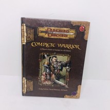 Dungeons and Dragons v3.5 D&amp;D d20 Complete Warrior Hard Cover 2003 - £19.38 GBP
