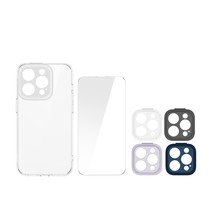 Baseus Clear Phone Case for iPhone 14 Pro Max 2022 Lens Protection Transparent C - £18.81 GBP