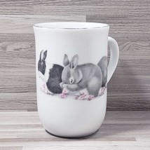 Otagiri Bunny Rabbits Jonah&#39;s Workshop Inc 8 oz. Ceramic Coffee Mug Cup - £12.15 GBP