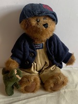 Boyds Edmund with frog bear 8&quot; - £12.02 GBP