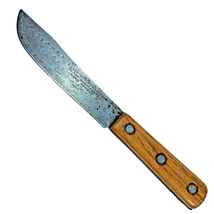 Butcher style Hunting Knife Early Hammersmith Hand Ground 110 point Vintage - $74.95