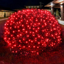 Dirnun Led Christmas Net Lights Outdoor Christmas Decorations Lights 160LED 4Ftx - £43.87 GBP