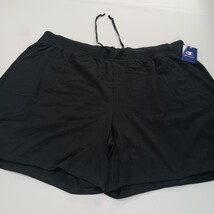 Champion QM4415 Women's Black Cotton Jersey Shorts Size 4X (48×8) image 14