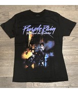 Prince Purple Rain Motorcycle Album Cover Retro Black T-Shirt - Men&#39;s Si... - £11.37 GBP