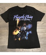 Prince Purple Rain Motorcycle Album Cover Retro Black T-Shirt - Men&#39;s Si... - $273.59 MXN