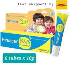 HIRUSCAR Kids Formulation Skin Gel Reduce Scratch Marks 6 tubesx10g DHL ... - $128.60