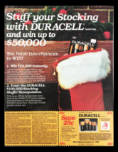 1983 Duracell Batteries Circular Coupon Advertisement - £14.87 GBP