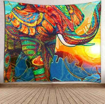 Sunshine Elephant Tapestry Home Art Decoration - £22.00 GBP+