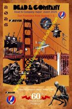 Dead and Company 24x36  Poster 2025 60th Anniversary by Jaye Metcalfe - $841.50