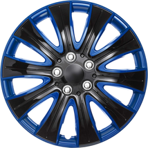 Set of 4 Swiss Drive Hubcaps 16&quot;, Universal Wheel Cover, Easy to Install, Blue - £52.58 GBP