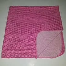 Circo Pink White Receiving Blanket Lovey Security 100% Cotton Target - £11.93 GBP