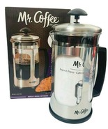 Mr. Coffee French Coffee Press 1.2 Quart (1.1 Liter) Mesh Filter-Silver - $14.82 CAD