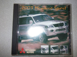 2003 MITSUBISHI MONTERO SPORT Service Repair Manual CD FACTORY OEM NEW 03 - £177.27 GBP