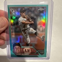 2023 Topps Chrome Update Casey Schmitt Rookie Aqua Refractor /199 Giants M - £15.86 GBP