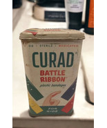 Curad Battle Ribbon For Kids Tin Collectible Advertising Medical USA Vin... - $178.59 MXN