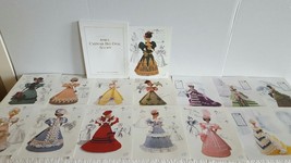 Collection of Annie&#39;s Calendar Bed Doll Society Patterns 1993+1994 Ship Fast - £27.96 GBP