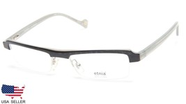 New Etnia Barcelona Nantes Bkgy BLACK/GREY Eyeglasses 51-18-135 B26mm Spain - £76.73 GBP