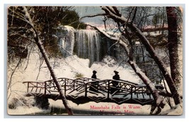 Minnehaha Falls IN Inverno Minneapolis Minnesota Mn DB Cartolina R28 - £2.63 GBP