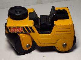 Vintage BUDDY L Yellow Steamroller - Metal Construction Vehicle - $11.87