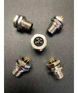 Connectors, alternative to Lumberg RSHL 5/S 5,5, M12, 10 pieces - $5.00