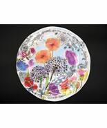 Decorative Multi-Colored Floral Bouquet Pattern Melamine 11&quot; Plate Repla... - €12,84 EUR