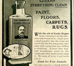 1904 Carbo-Negus Household Cleaner Advertisement Ephemera 7.5 x 4.75&quot; - £16.17 GBP