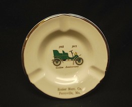 Old Vintage 1953 Rozier Mercury Sabina Ashtray 22K Gold Tabacciana Tool Man Cave - £10.14 GBP