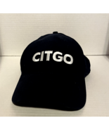 Citgo Baseball  Black Cap Hat adjustable strapback white embroidery - $13.44