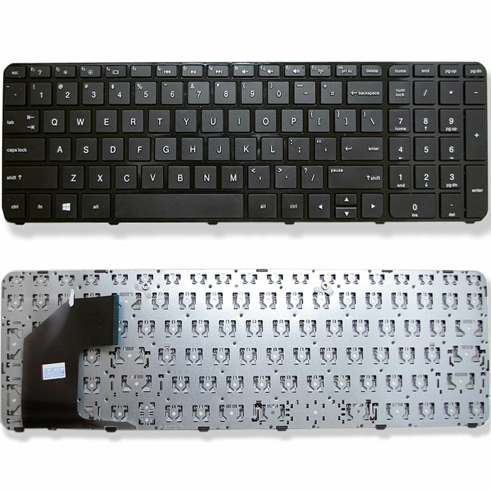 New Hp Pavilion Sleekbook Touchsmart 15-B 15B Keyboard 701684-001 - W/ Frame - $30.39