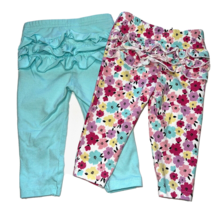 Baby Girl 6- 9 Month Ruffled Pants Lot of 2 Garanimals - $4.94